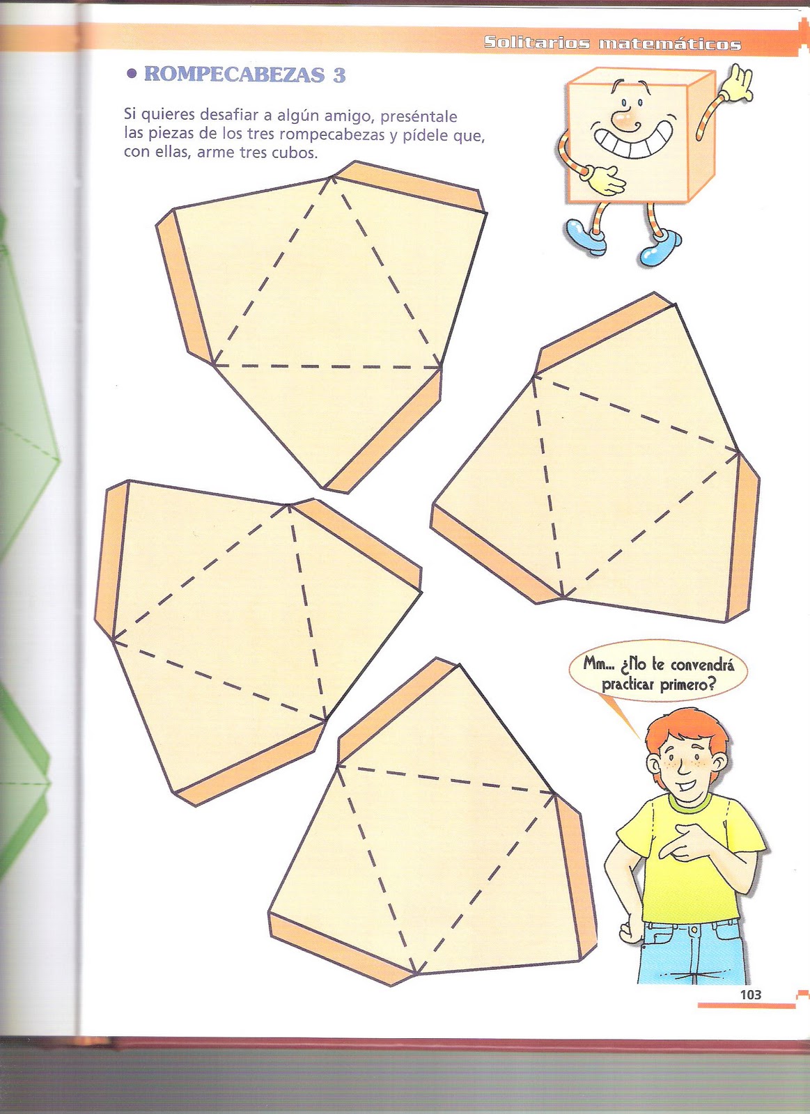 rompecabezas en 3 dimensiones cubo