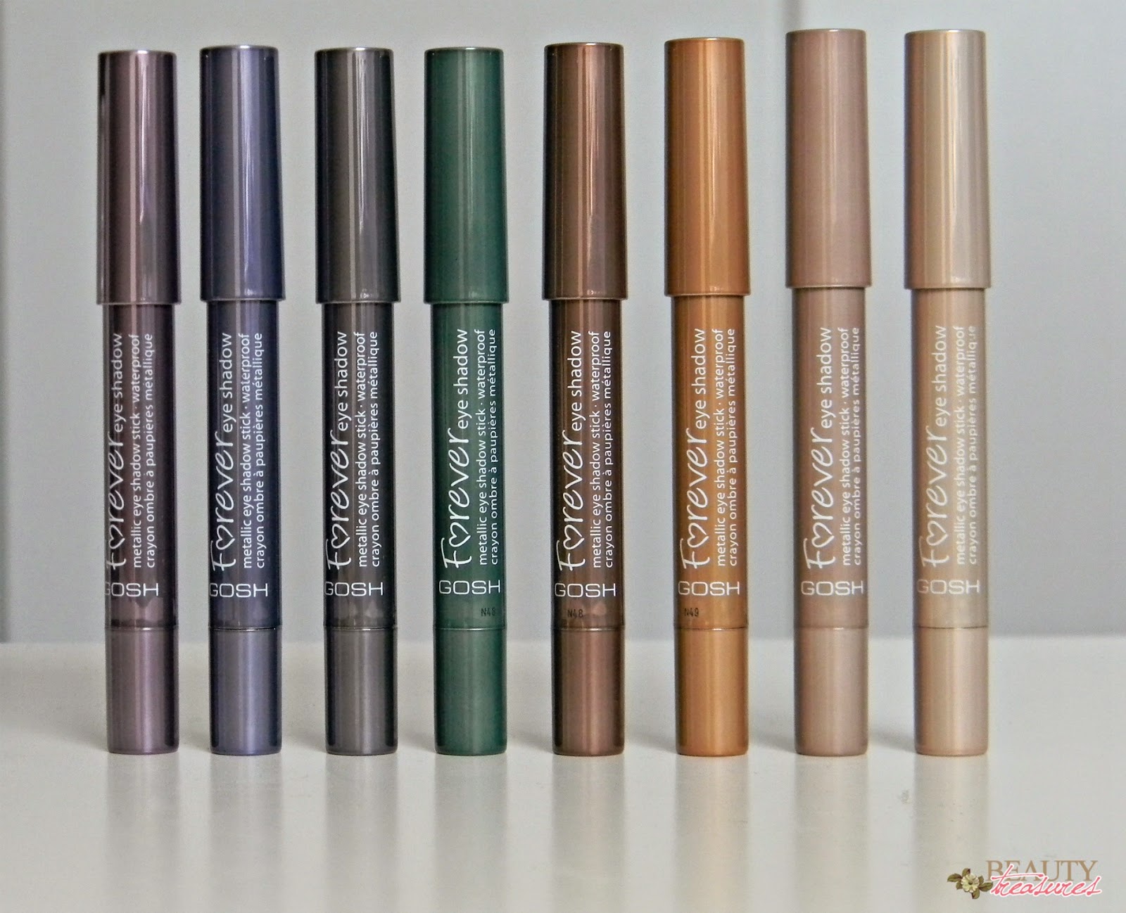 GOSH FOREVER EYESHADOW STICKS REVIEW, SWATCHES & LOOK Beauty Treasures