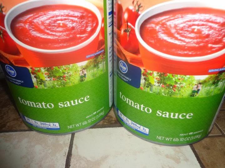 Frugal Living on the Watkins Ranch Recanning Store bought Tomato Sauce