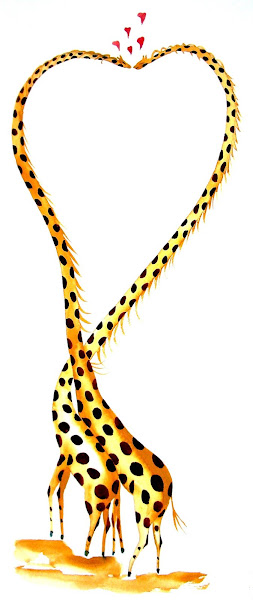 girafes coeur