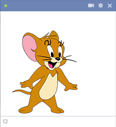 Jerry mouse Jerry Mouse Sticker for Facebook