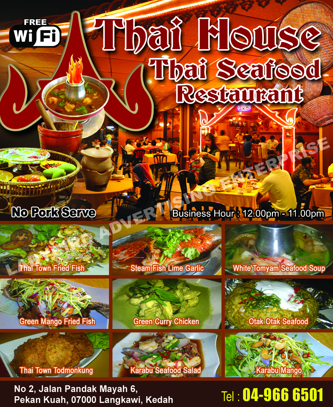 Langkawi Hotspot Thai House Thai Seafood Restaurant