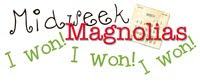 Jag vann utmaning #41 hos Midweek Magnolias