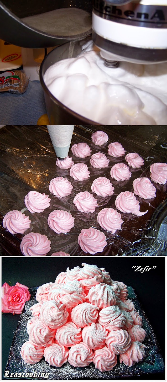 Lea's Cooking: Raspberry Marshmallow "Zefir" (Зефир)