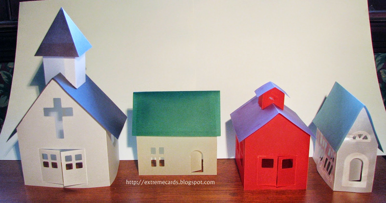 Extreme Cards and Papercrafting Vellum Paper Houses