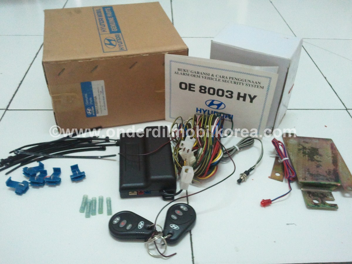 0E 8003 HY ALARM SECURITY SYSTEM ASLI HYUNDAI ONDERDIL MOBIL KOREA