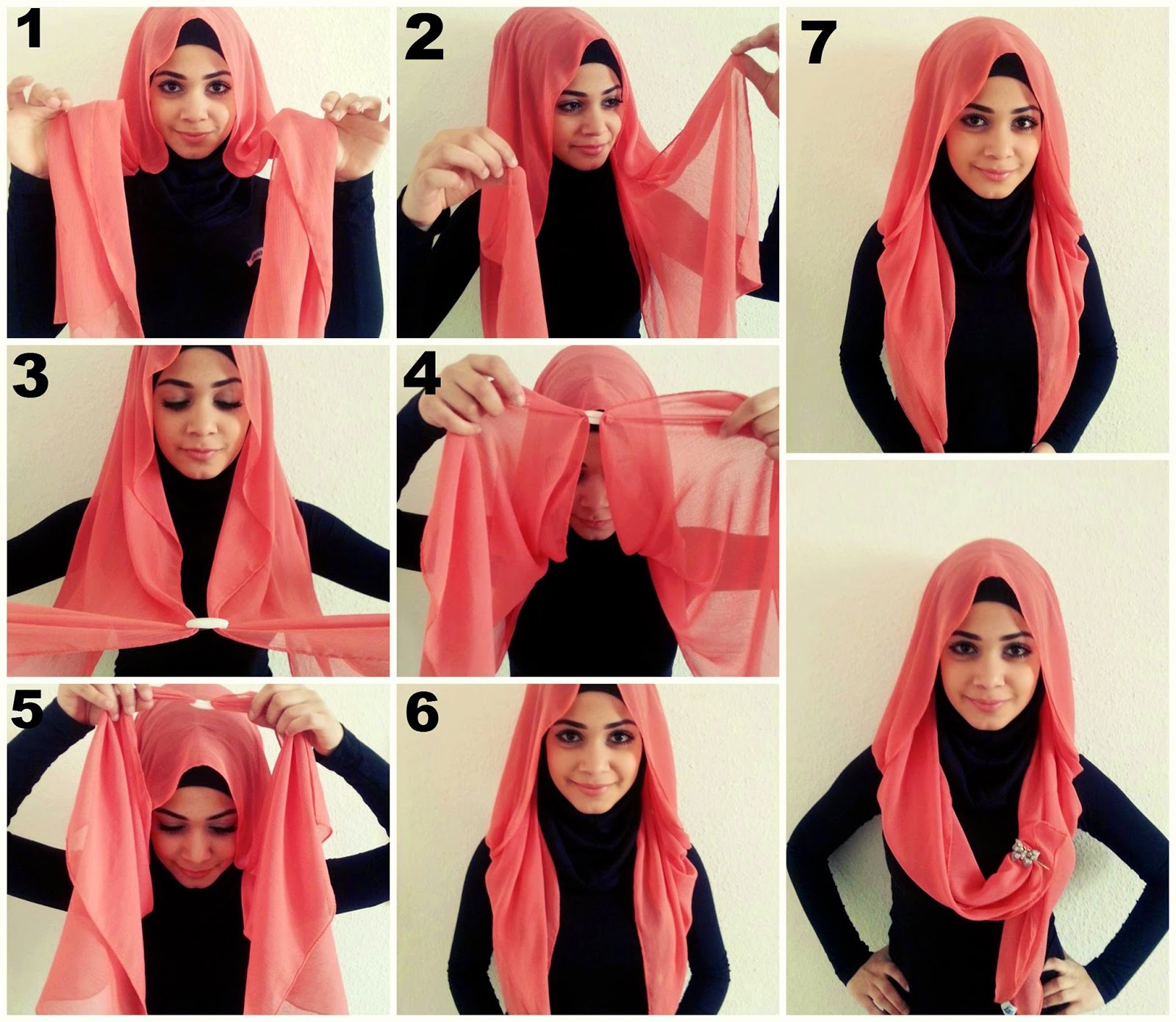 Hijab Tutorial pour l'Eid 2014 Hijab Chic turque style and Fashion
