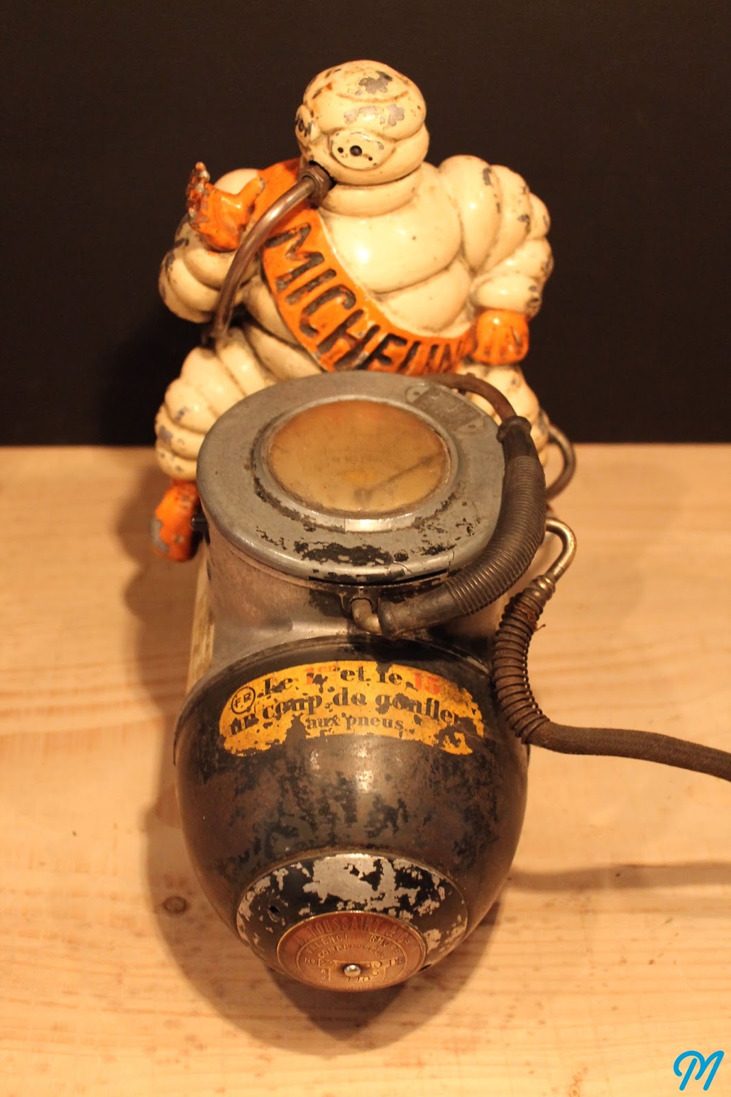 Marinette Vintage Blog: Compresseur Gonfleur Michelin 1930