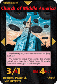 Church of Middle America illuminati card