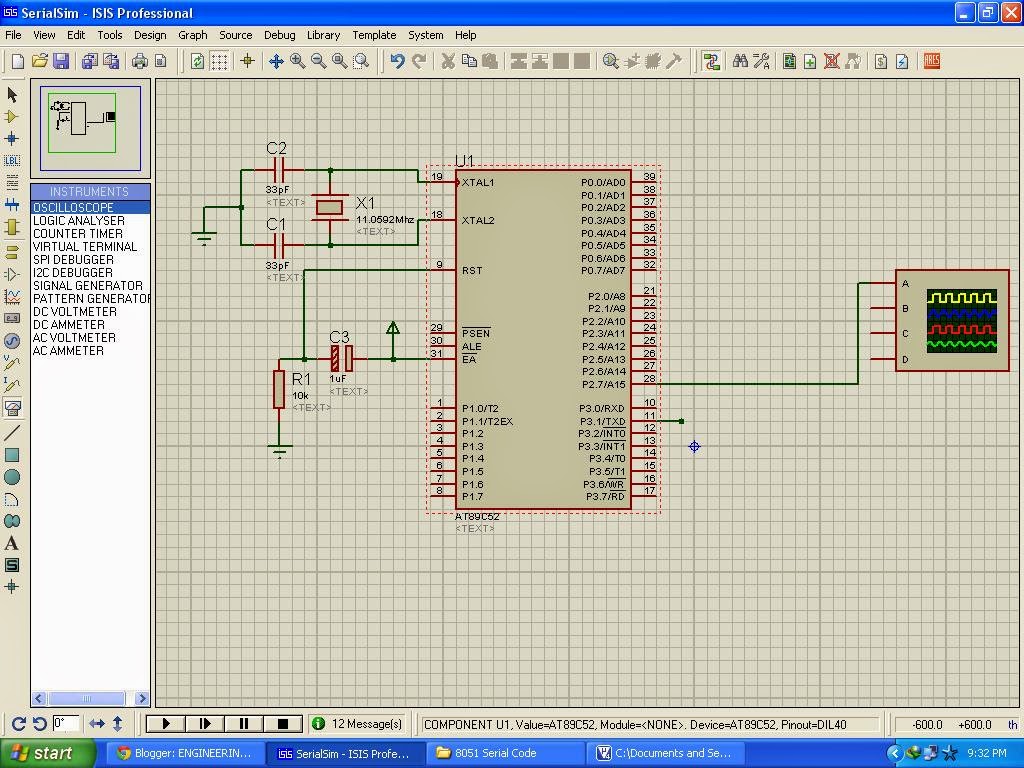 Signals and Systems Create a frequency using 8051 Microcontroller