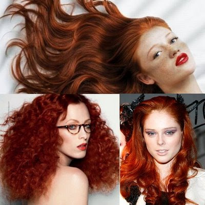 red hair style