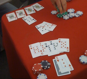 Prospect theory poker