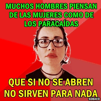 mujeres paracaidas macho