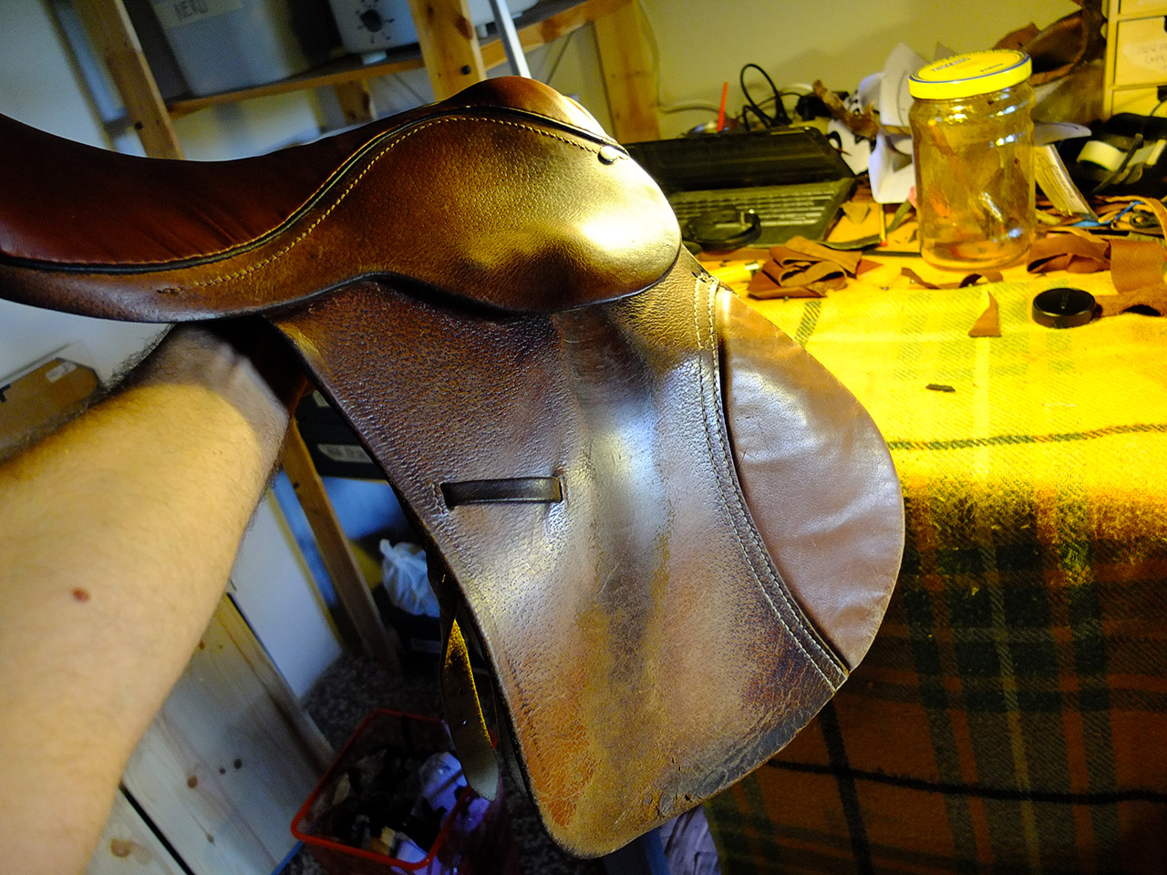 Sketches from the Saddlery Leather items made in Italy New seat for