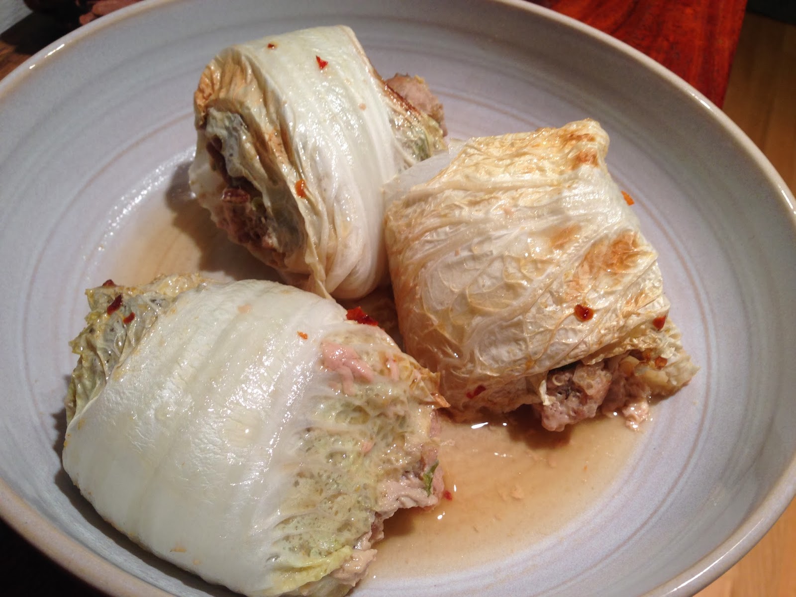 Asian Turkey Cabbage Rolls by Heather Chef Us