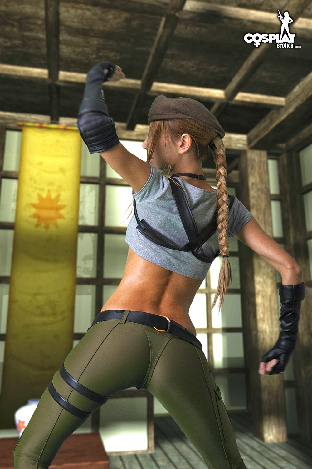 Cosplay de Sonya Blade del Mortal Kombat Cosplay de Sonya Blade del Mortal Kombat