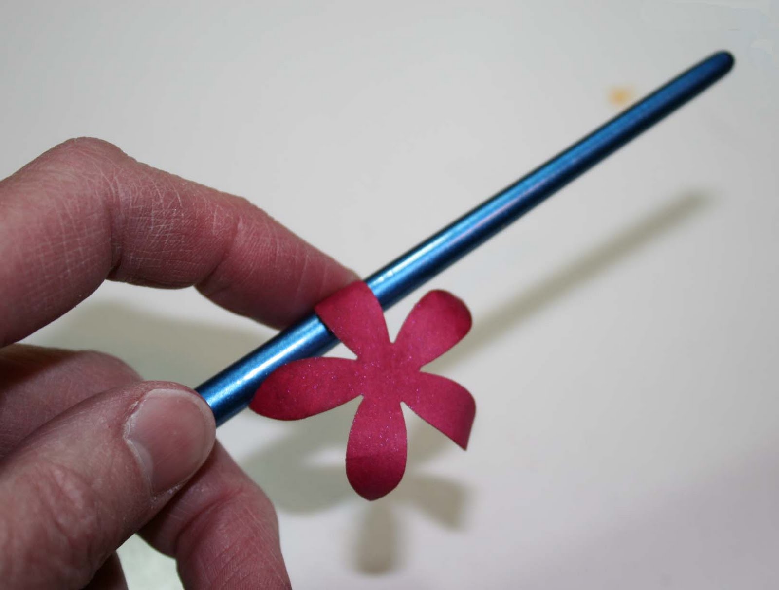 Ideas for Scrapbookers An Easy 5 petal flower to make!