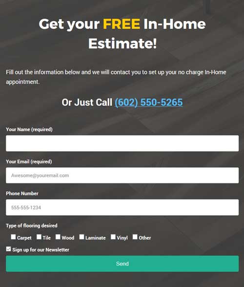 Get your FREE In-Home Estimate!