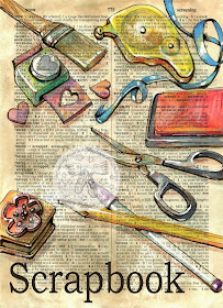 21-Scrapbook-Kristy-Patterson-Flying-Shoes-Art-Studio-Dictionary-Drawings-www-designstack-co