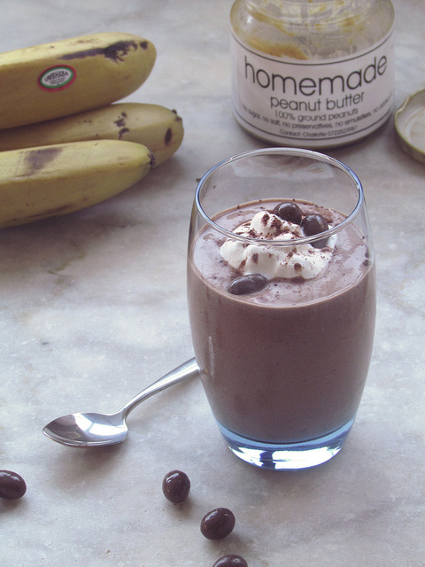 Chocolate Peanut Butter Banana Slurry #singleserve