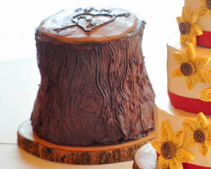 Beki Cook's Cake Blog Tree Trunk or Tree Stump Cake