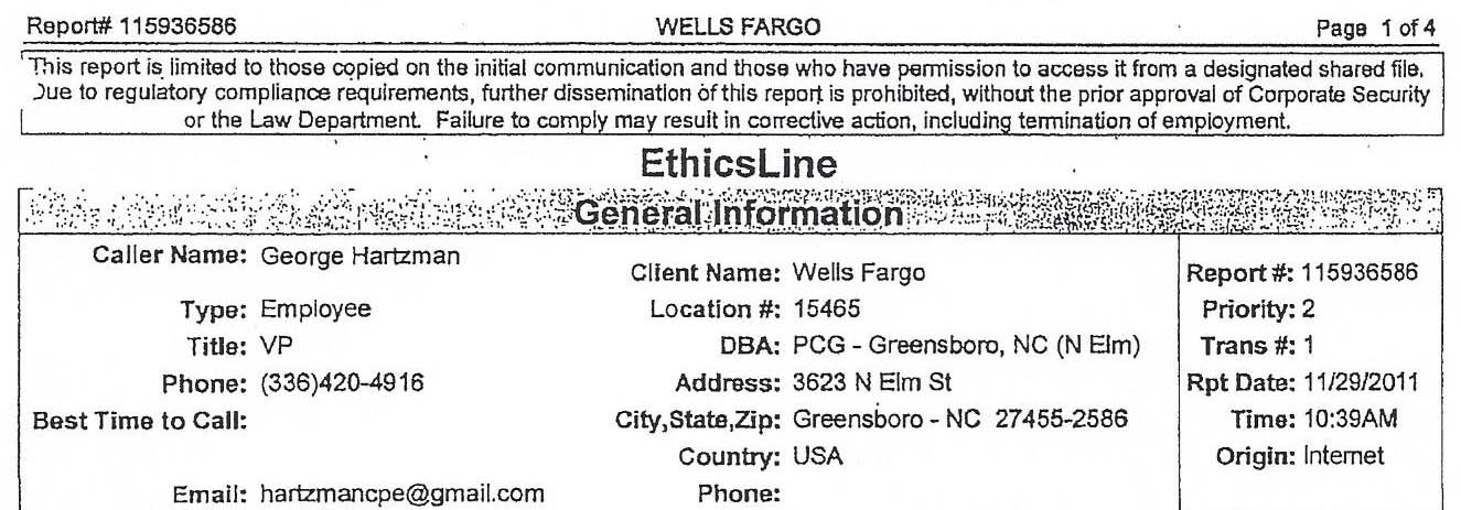 Wells Fargo s Ethical Violation