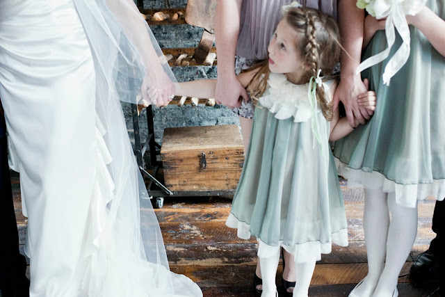 A Model Wedding, candid moment with bride's nieces