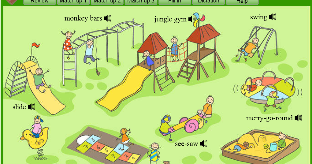 A Park Vocabulary English in Vancouver