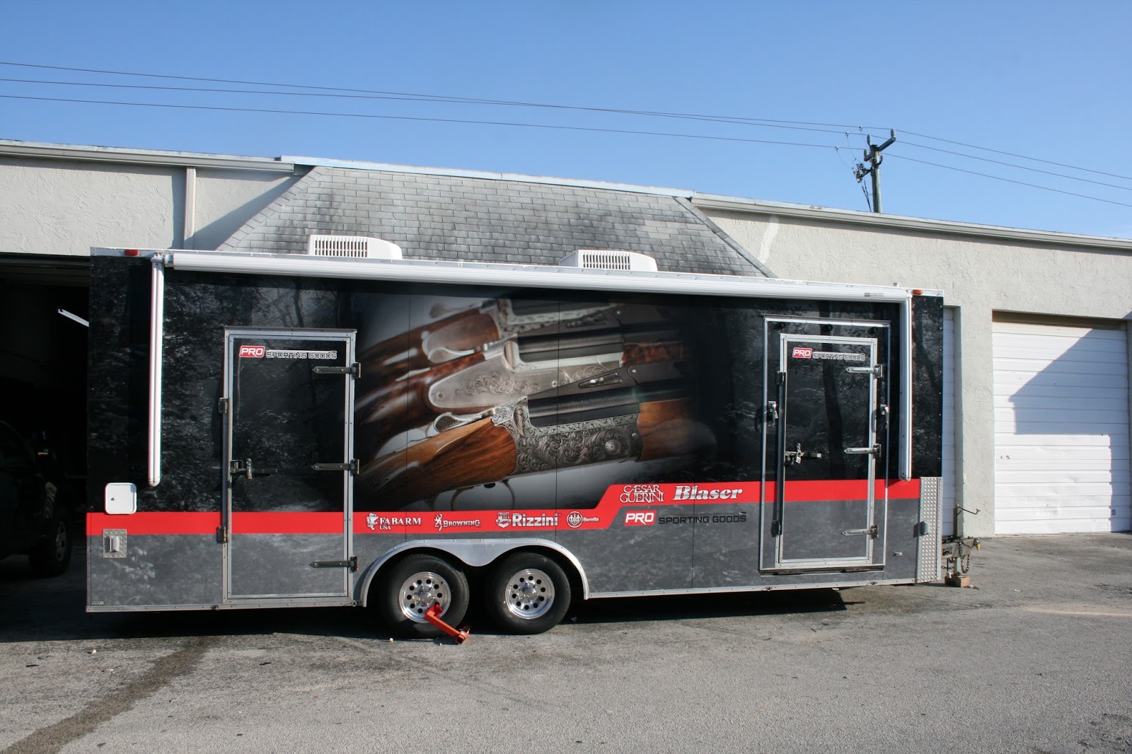 Davie Florida Custom Trailer Vinyl Wraps & Graphics for Advertising