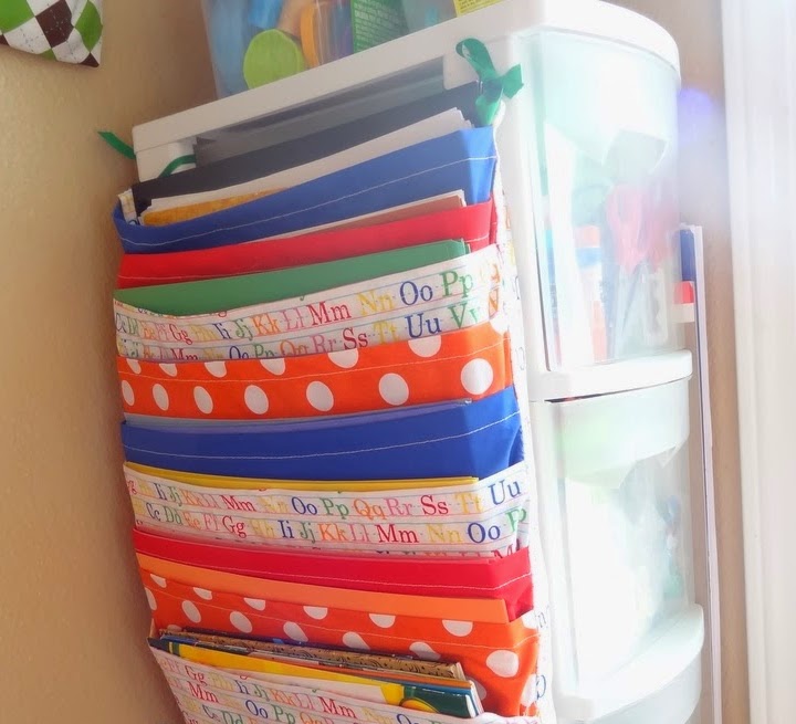 Totally Tutorials Tutorial Sew a Hanging File for Construction Paper
