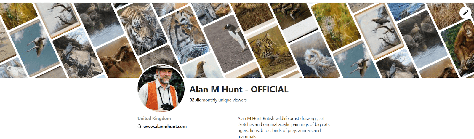 British Animal Artist Alan M Hunt