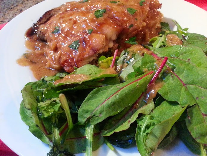 red or green? Sea Bass with Spicy Asian Ginger Sauce