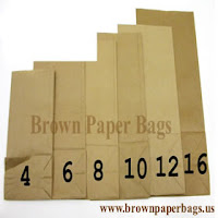 Gusseted paper bags