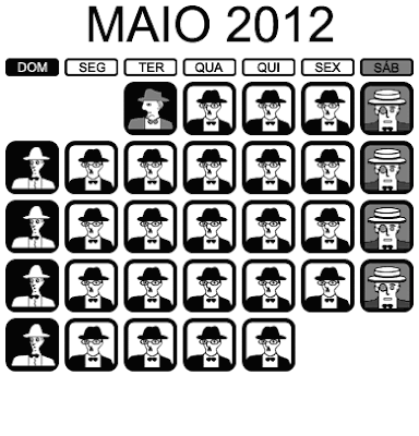 Calendário pessoano: Maio de 2012