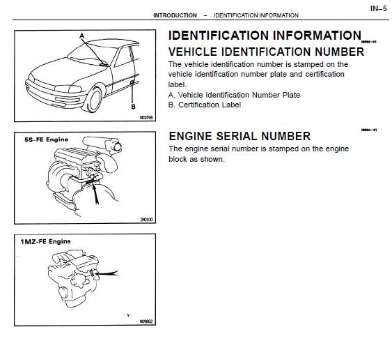 2000 toyota camry owners manual