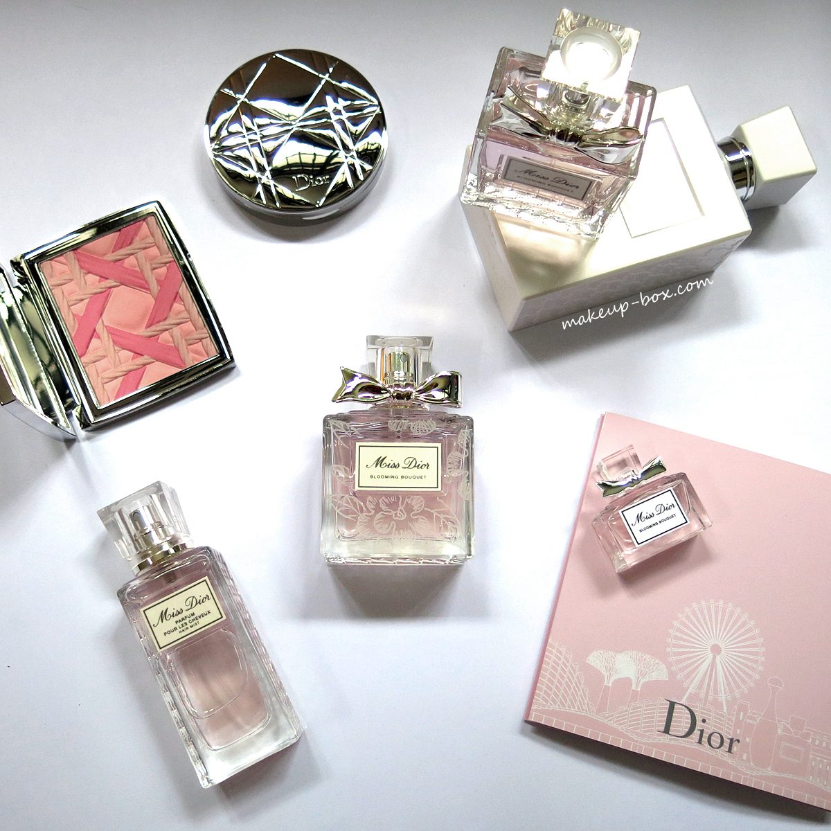The Makeup Box Miss Dior Blooming Bouquet SG50 Engraved Bottles