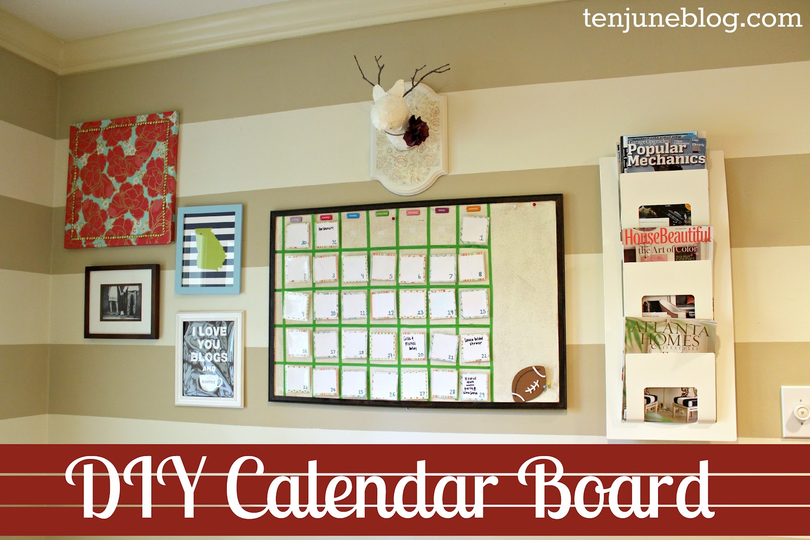 Diy Calendar Board : Ten june diy erasable calendar board Diy Calendar Board : Ten june diy erasable calendar board