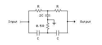 Twin T Rc Notch Filter Circuit Harness Wiring