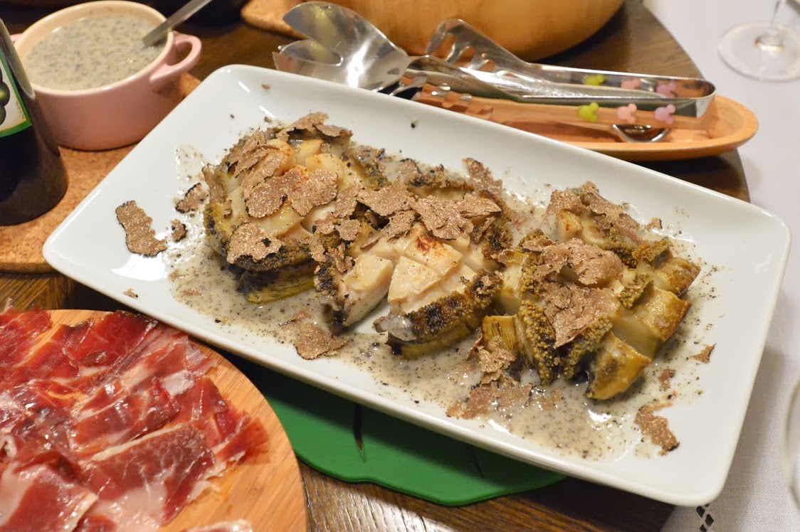 maryhokitchen Japanese Black Abalone with Truffle Sauce