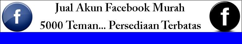 Jual Akun Facebook