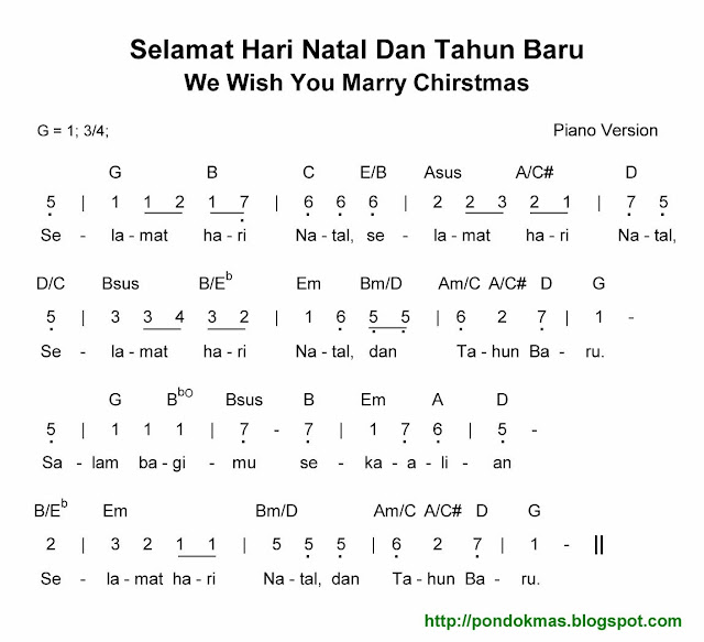 Pondok Mas Indah: Selamat Hari Natal We Wish You Marry Chirstmas