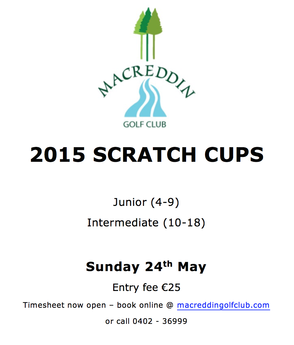 Hooked Ireland's Golf Courses Macreddin Scratch Cups