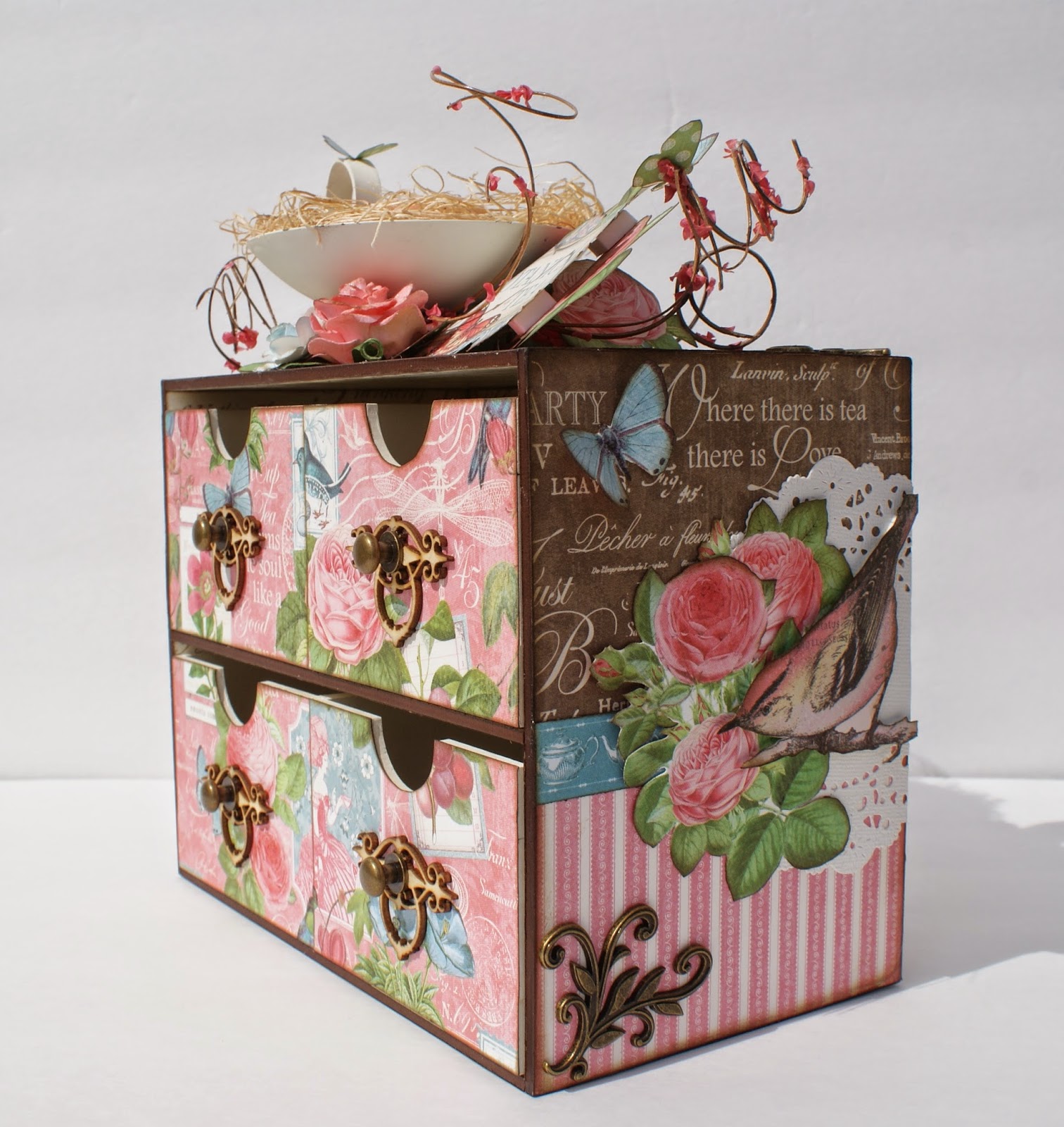 My Scrap Asylum Botanical Tea Storage Unit
