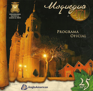 PROGRAMA OFICIAL POR LOS 471° ANIVERSARIO DE MOQUEGUA