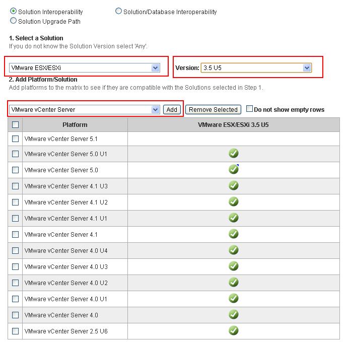 VMware Product Interoperability Matrixes - ESXESXi and vCenter Upgrade paths