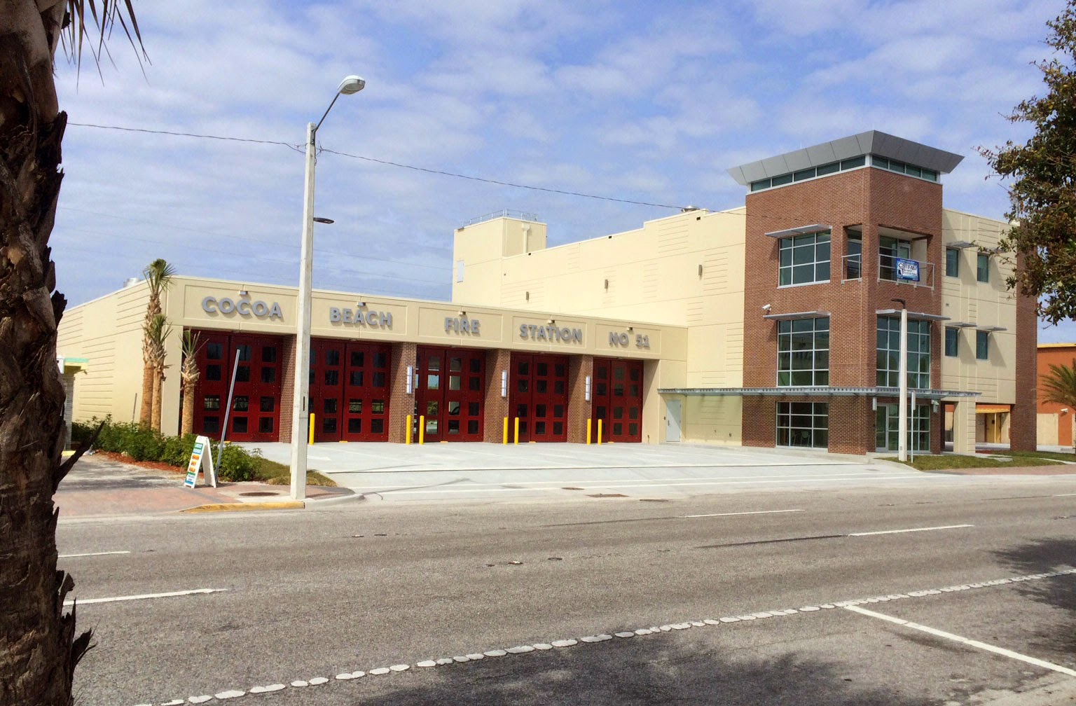 Today in Cocoa Beach Our Seriously Cool New Fire Station