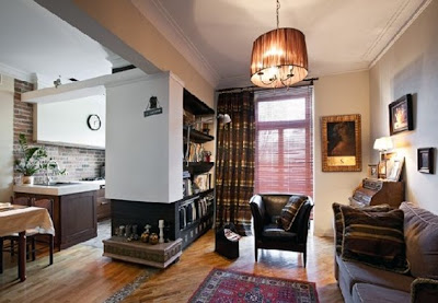 interior apartamento pequeño decoraci%C3%B3n apartamento peque%C3%B1o mosc%C3%BA 9 Decoración Interior Apartamento Pequeño, Cómodo y Cálido de 70 m2 en Moscú