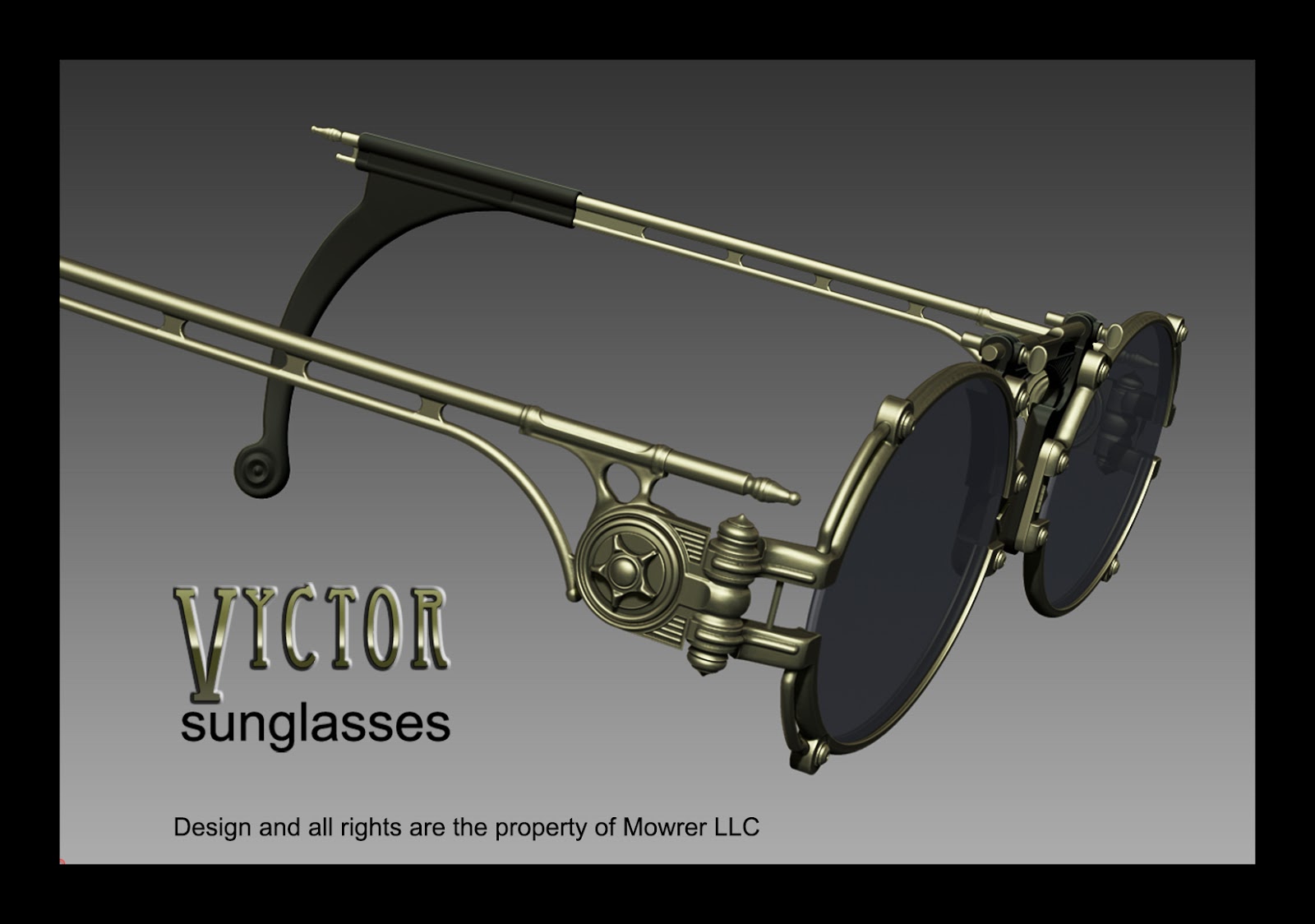 Mowrer Art Steampunk Frankenstein and more Vyctor Sunglasses Steampunk