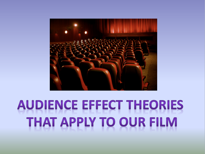 Group 14 Audience Effect theories linked to our film