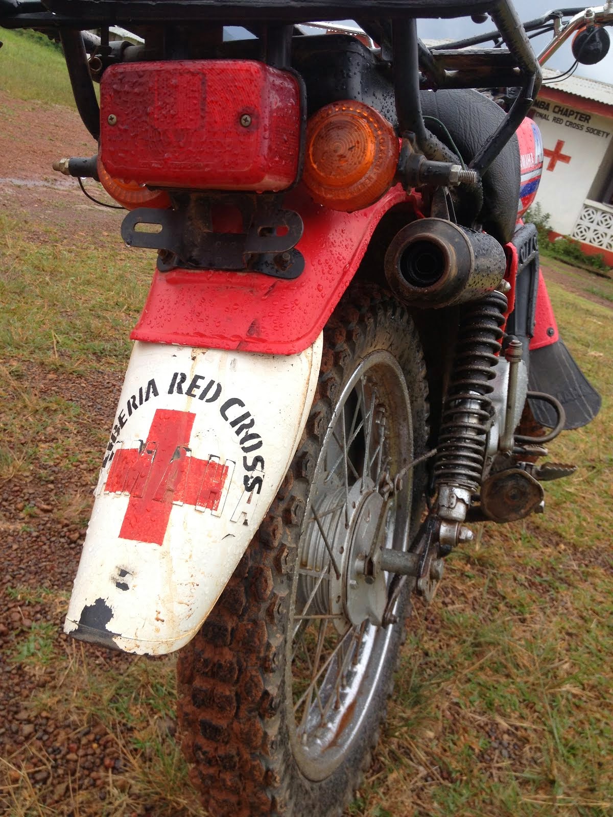 Supporting the Red Cross to fight Ebola in West Africa - click on the motorbike to give